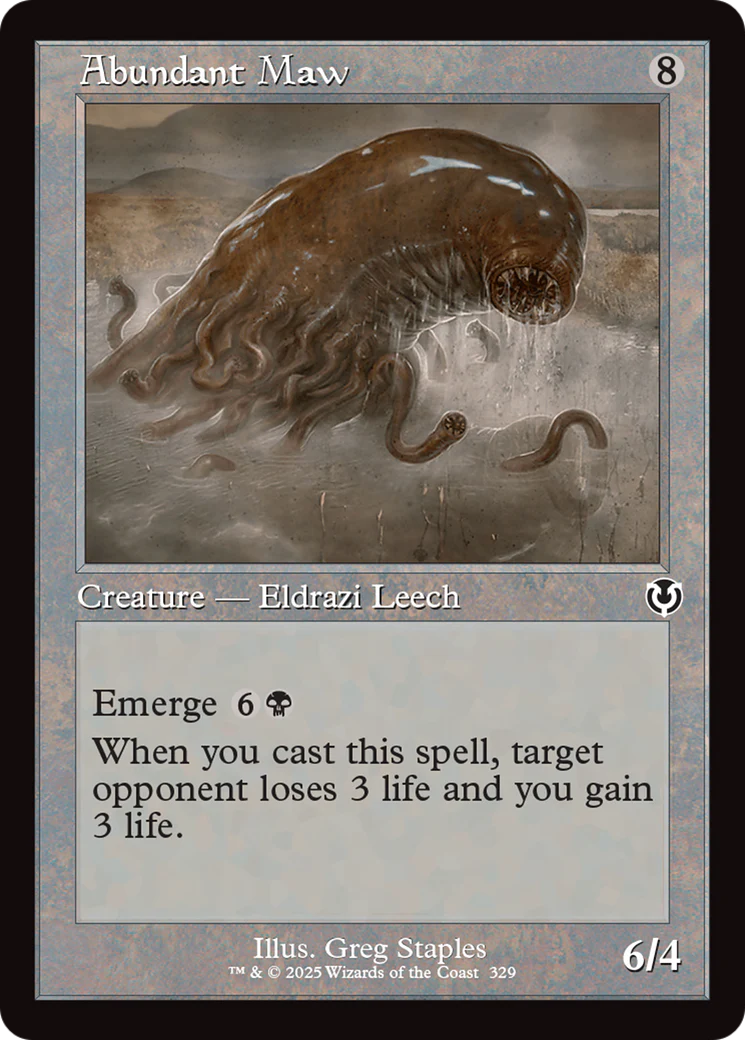 Abundant Maw (Retro Frame) (-329) - Innistrad Remastered Foil