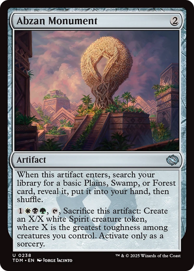 Abzan Monument (TDM-238) - Tarkir: Dragonstorm Foil