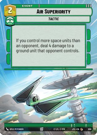 Air Superiority (Hyperspace Foil) (859) - Jump to Lightspeed Foil