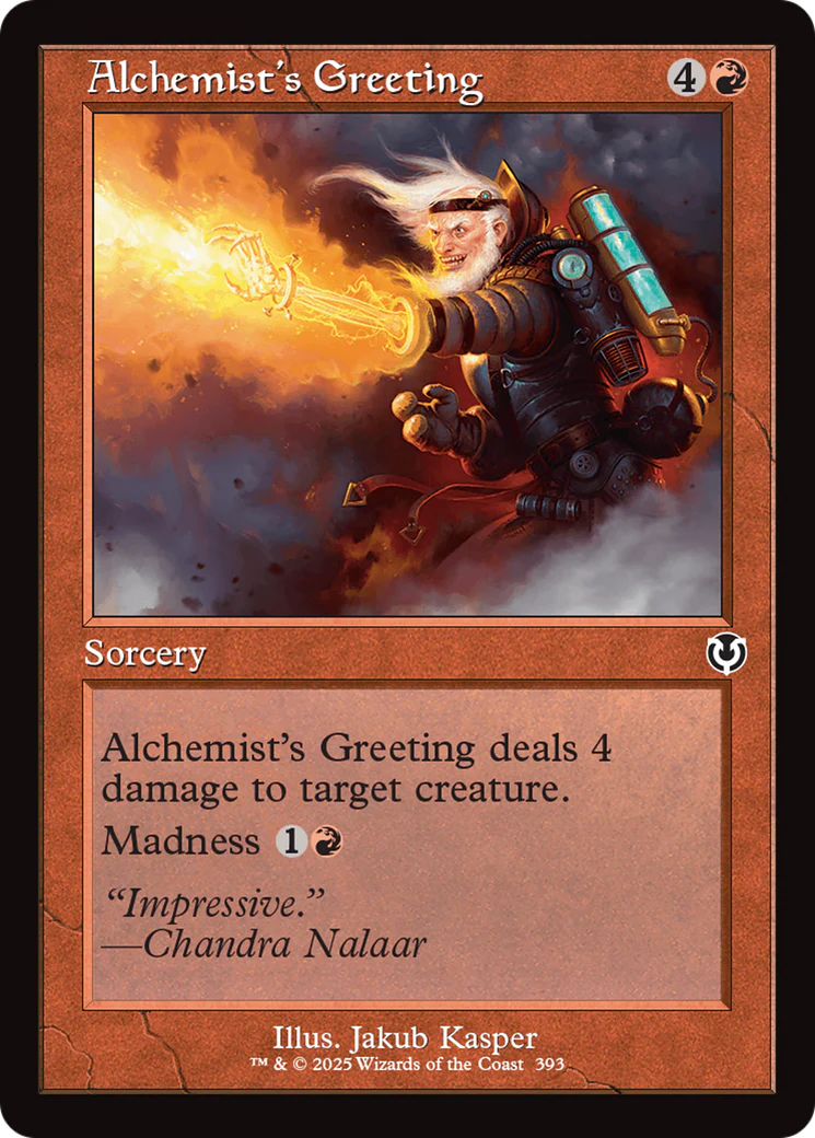 Alchemist's Greeting (Retro Frame) (-393) - Innistrad Remastered Foil