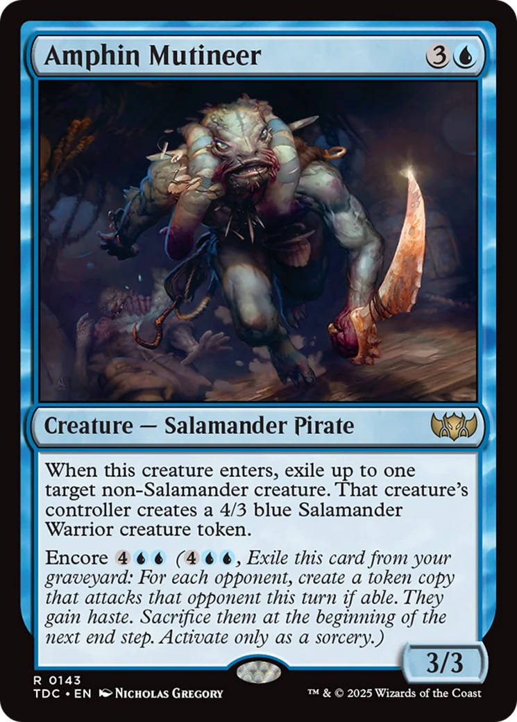 Amphin Mutineer (TDC-143) - Tarkir: Dragonstorm Commander