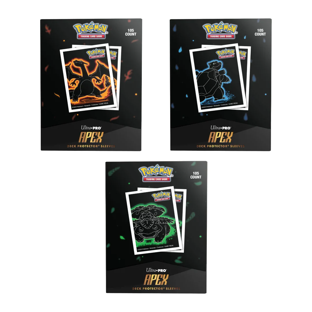APEX Deck Protector Sleeves Neon Kanto (105-pack)