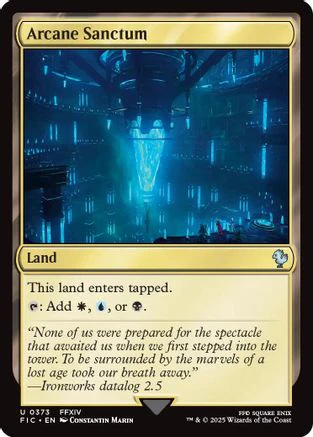 Arcane Sanctum (Surge Foil) (FIC-373) - Commander: FINAL FANTASY Foil