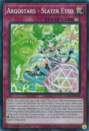Argostars - Slayer Eteo (SUDA-EN073) - Supreme Darkness 1st Edition