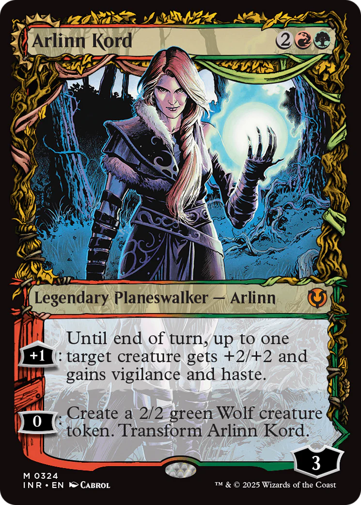 Arlinn Kord // Arlinn, Embraced by the Moon (INR-324) - Innistrad Remastered: (Showcase) Foil - Image 4