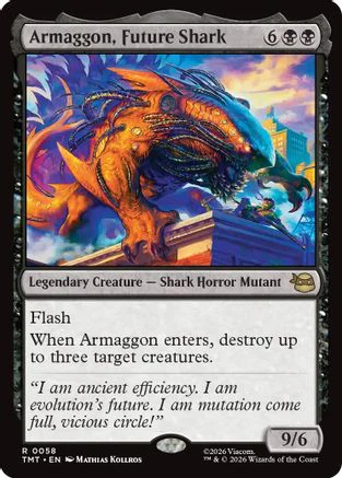Armaggon, Future Shark (TMT-058) - Teenage Mutant Ninja Turtles