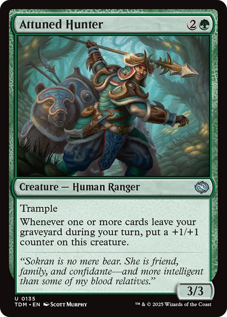 Attuned Hunter (TDM-135) - Tarkir: Dragonstorm