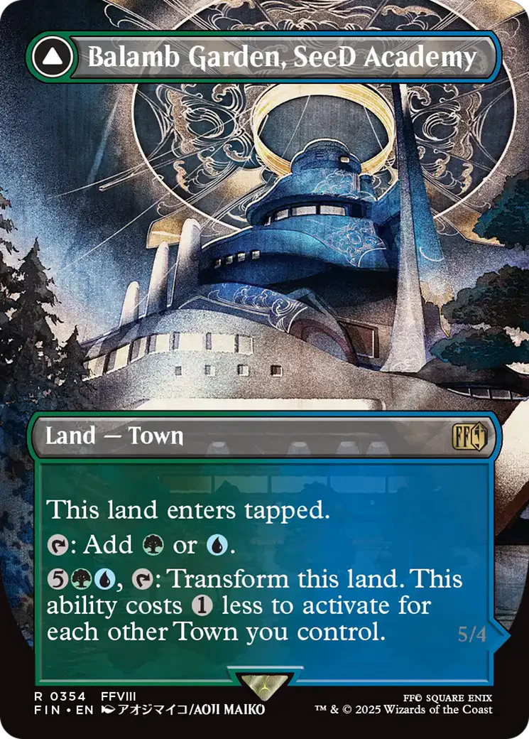 Balamb Garden, SeeD Academy (Borderless) (FIN-354) - FINAL FANTASY (Borderless) Foil - Image 4