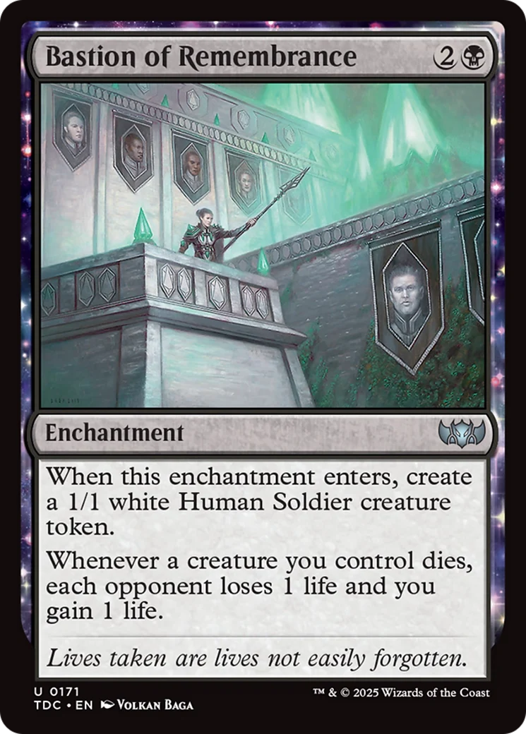 Bastion of Remembrance (TDC-171) - Tarkir: Dragonstorm Commander: (enchantment)