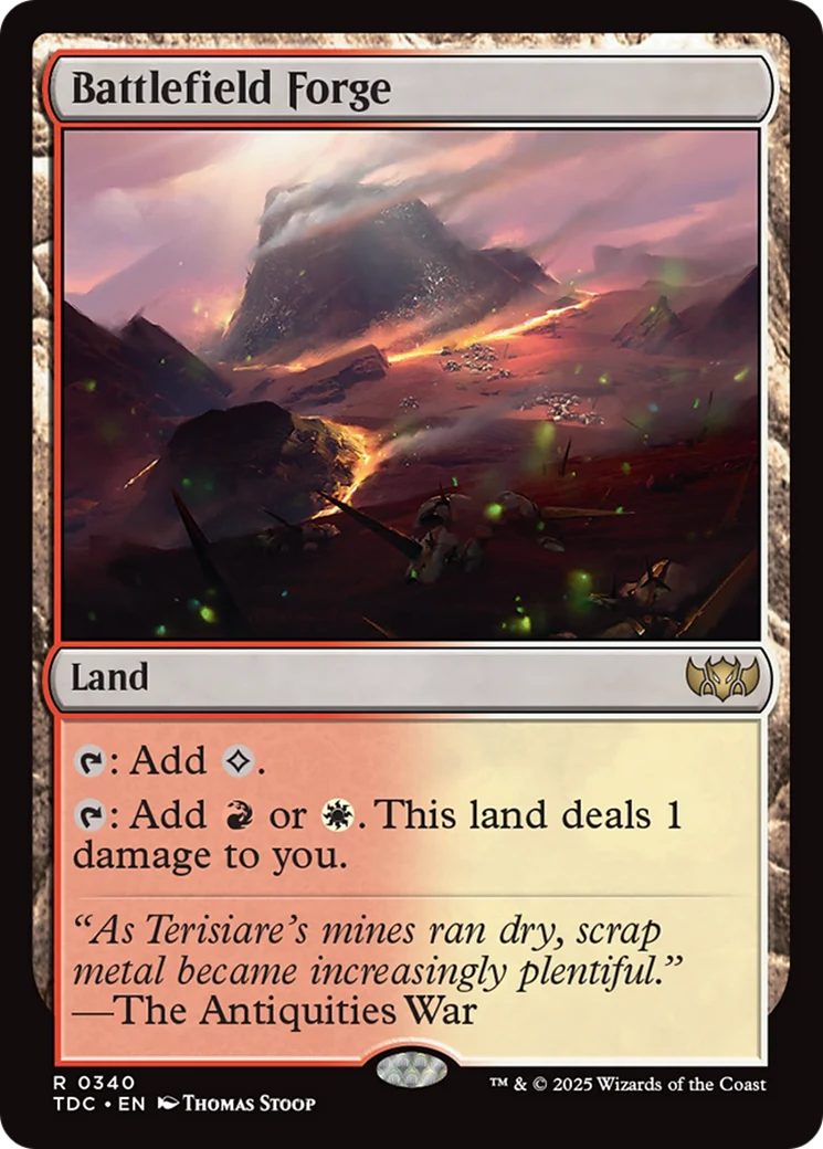 Battlefield Forge (TDC-340) - Tarkir: Dragonstorm Commander