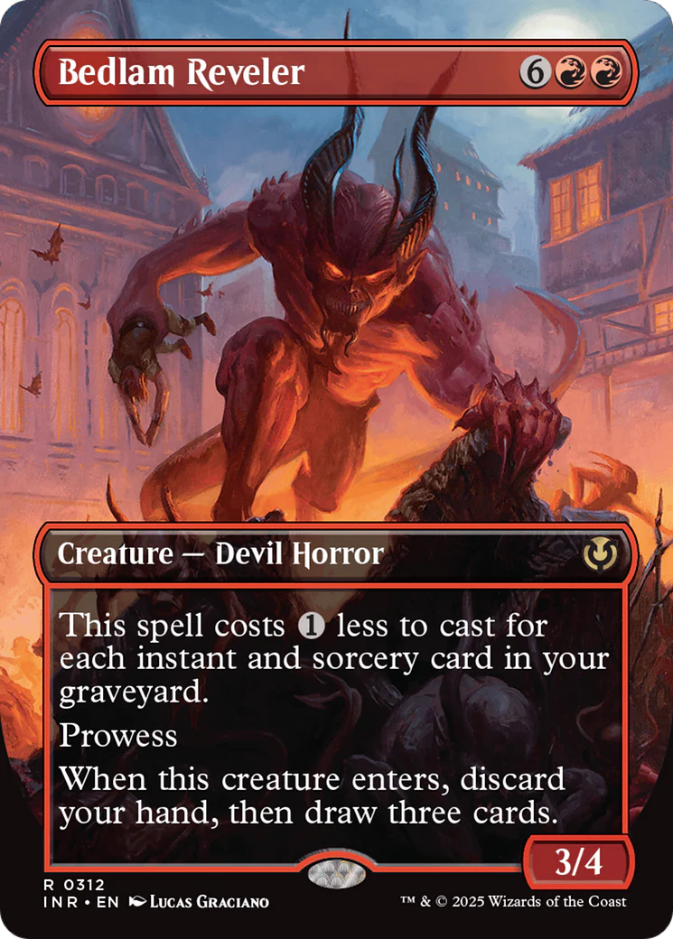 Bedlam Reveler (Borderless) (-312) - Innistrad Remastered Foil