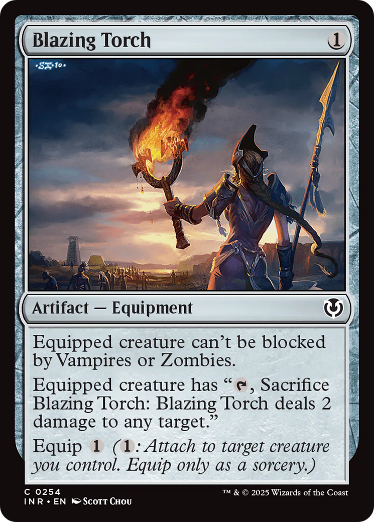 Blazing Torch (-254) - Innistrad Remastered Foil