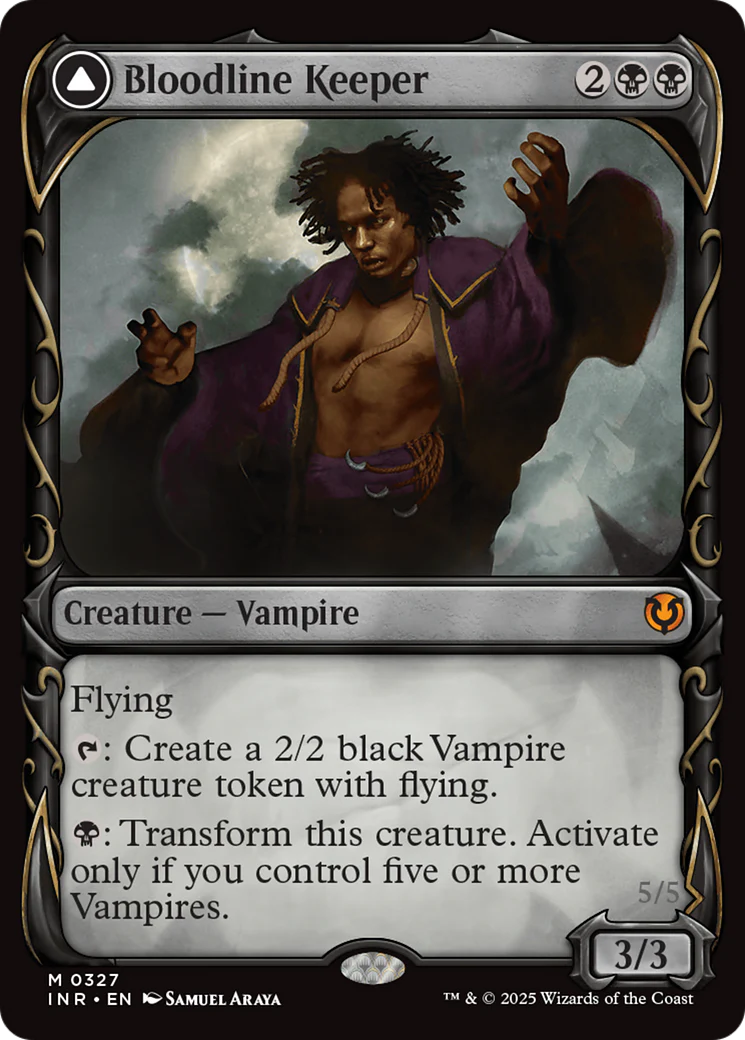 Bloodline Keeper // Lord of Lineage (Showcase) (-327) - Innistrad Remastered Foil