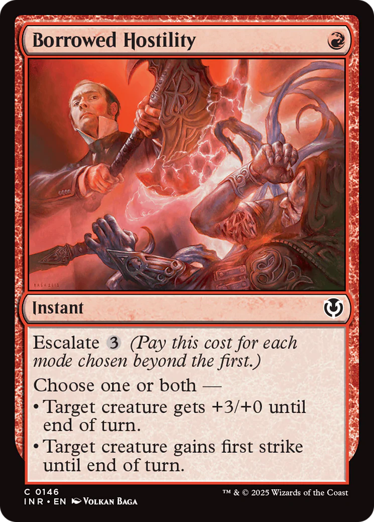 Borrowed Hostility (-146) - Innistrad Remastered Foil