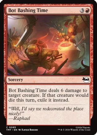 Bot Bashing Time (TMT-085) - Teenage Mutant Ninja Turtles Foil