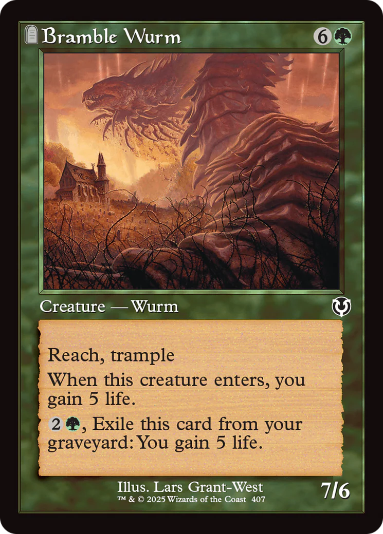 Bramble Wurm (Retro Frame) (-407) - Innistrad Remastered