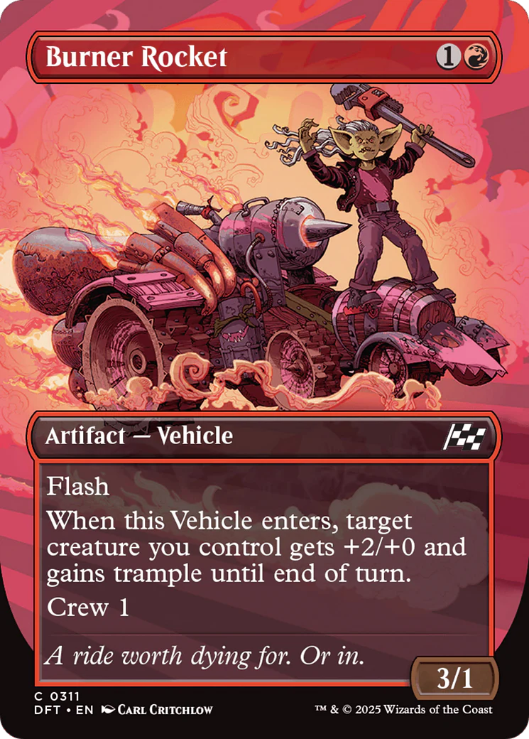 Burner Rocket (Borderless) (DFT-311) - Aetherdrift