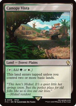 Canopy Vista (Surge Foil) (FIC-378) - Commander: FINAL FANTASY Foil