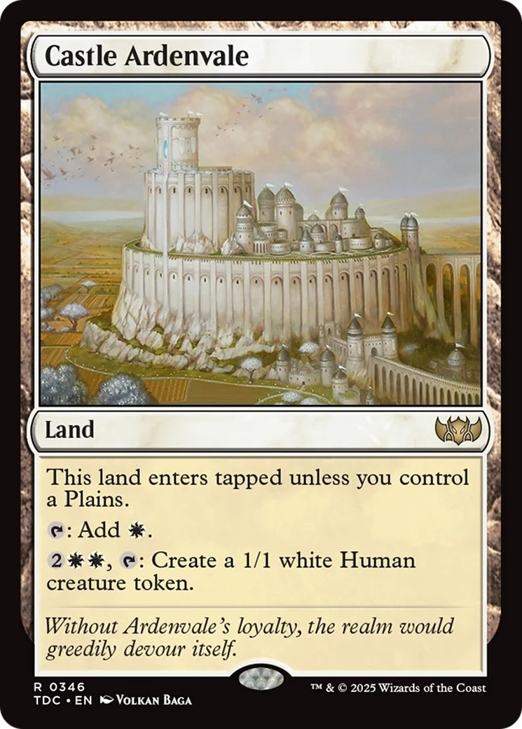 Castle Ardenvale (TDC-346) - Tarkir: Dragonstorm Commander