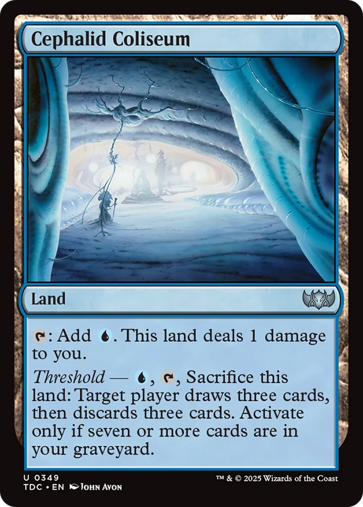 Cephalid Coliseum (TDC-349) - Tarkir: Dragonstorm Commander