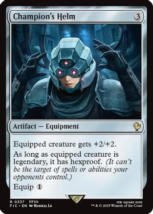 Champion's Helm (Surge Foil) (FIC-337) - Commander: FINAL FANTASY Foil