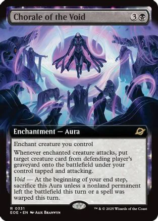 Chorale of the Void (Extended Art) (EOE-331) - Edge of Eternities