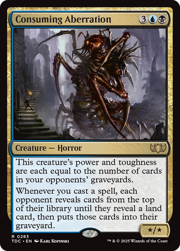 Consuming Aberration (TDC-283) - Tarkir: Dragonstorm Commander