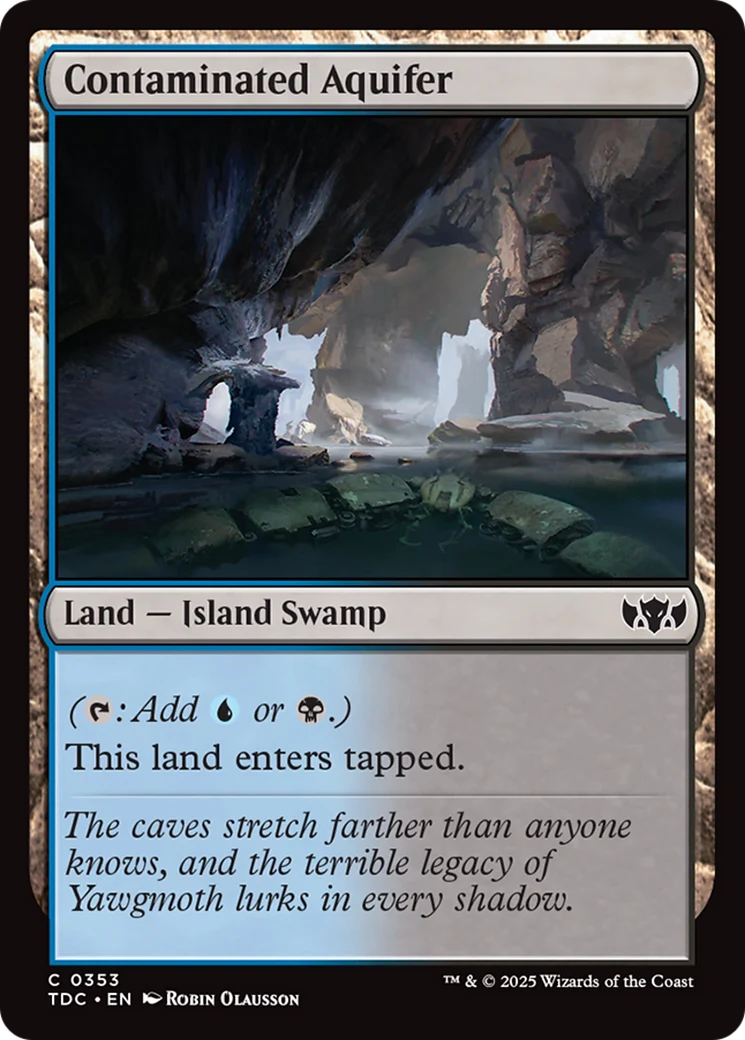 Contaminated Aquifer (TDC-353) - Tarkir: Dragonstorm Commander