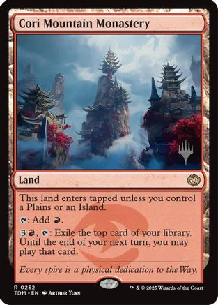 Cori Mountain Monastery (PPTDM-252) - Promo Pack: Tarkir: Dragonstorm