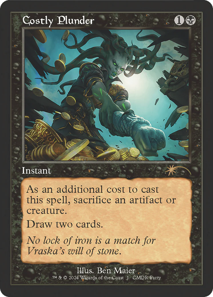 Costly Plunder (WPN-001) - Wizards Play Network 2024 Foil