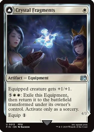 Crystal Fragments (FIN-013) - FINAL FANTASY Foil