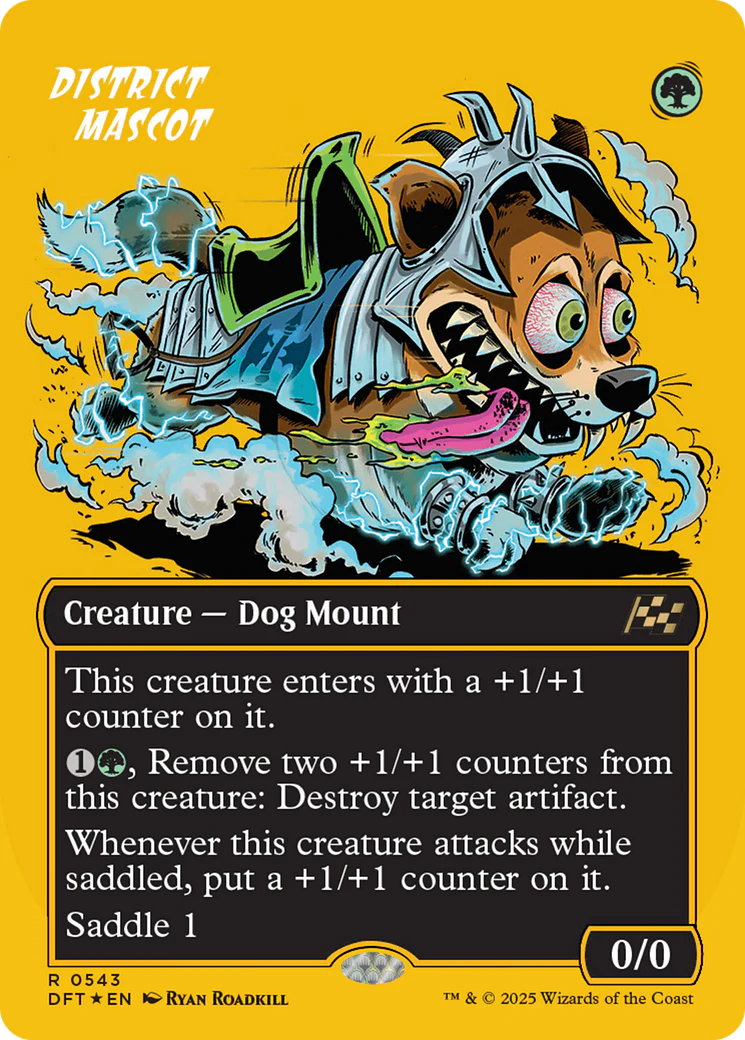 District Mascot (Borderless) (First-Place Foil) (DFT-543) - Aetherdrift
