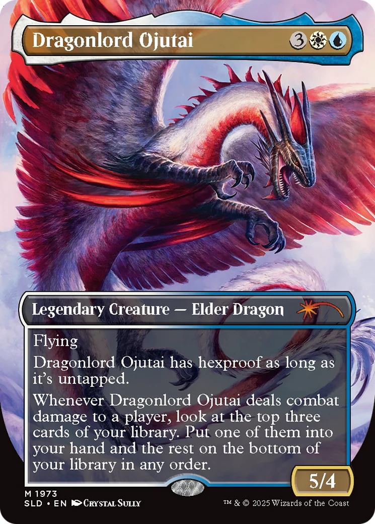 Dragonlord Ojutai // Dragonlord Ojutai (SLD-1973) - Secret Lair Drop (Borderless) - Image 2
