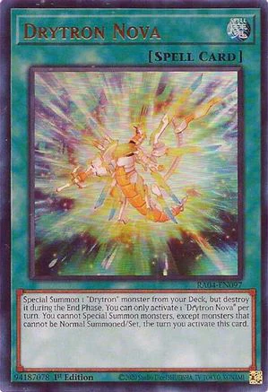 Drytron Nova (UR) (RA04-EN097) - Quarter Century Stampede 1st Edition