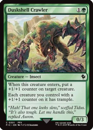 Duskshell Crawler (Surge Foil) (FIC-301) - Commander: FINAL FANTASY Foil