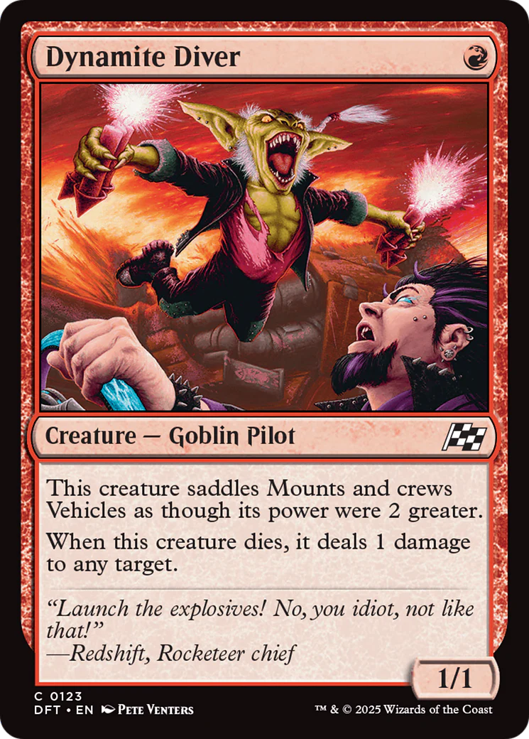 Dynamite Diver (DFT-123) - Aetherdrift Foil