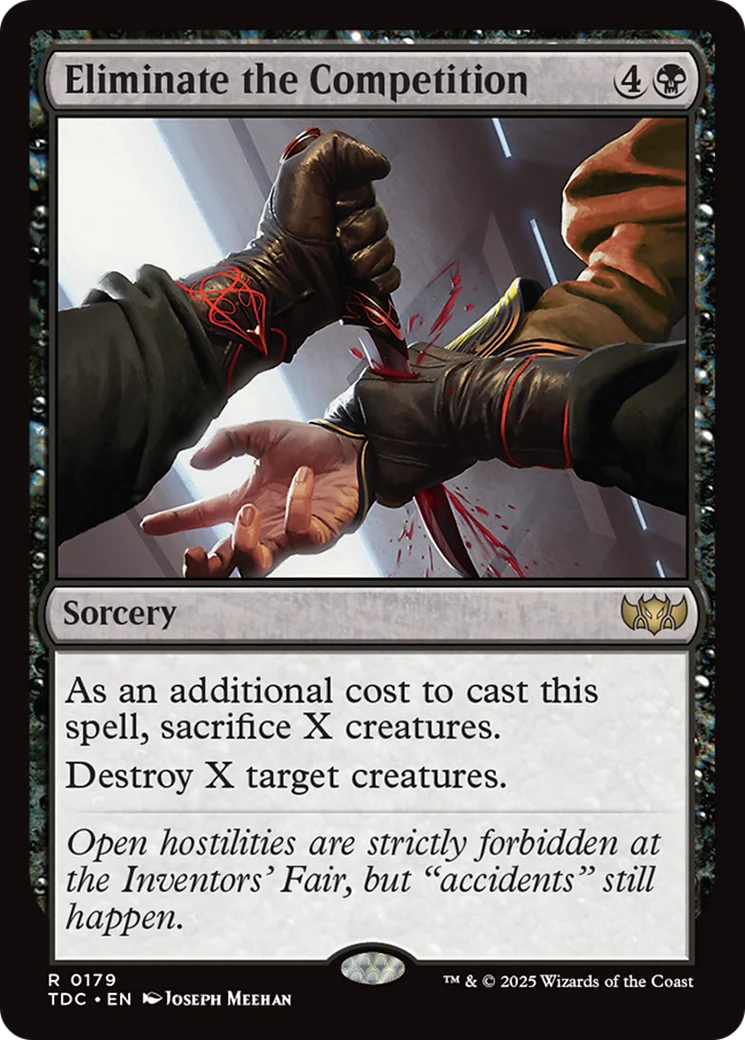 Eliminate the Competition (TDC-179) - Tarkir: Dragonstorm Commander