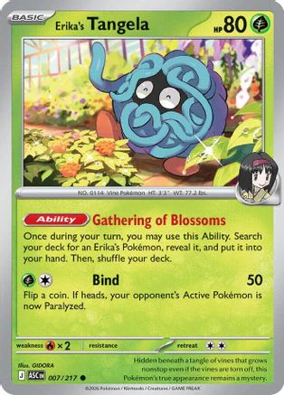 Erika's Tangela - 007/217 7 - ME Ascended Heroes