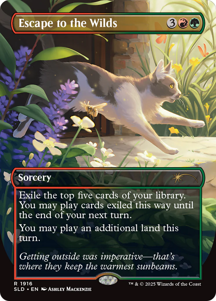 Escape to the Wilds (SLD-1916) - Secret Lair Drop (Borderless)