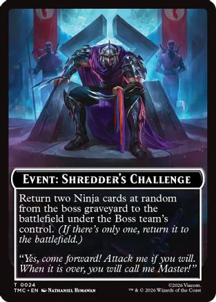Event: Shredder's Challenge (TMC-024) - Commander: Teenage Mutant Ninja Turtles