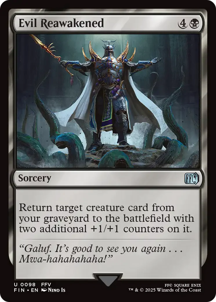 Evil Reawakened (FIN-098) - FINAL FANTASY Foil