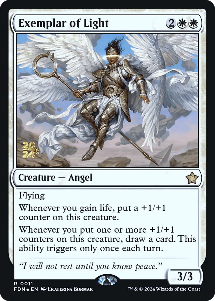 Exemplar of Light (PRE-11S) - Foundations Promos Foil