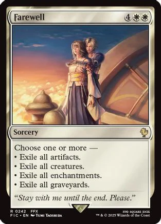Farewell (Surge Foil) (FIC-242) - Commander: FINAL FANTASY Foil