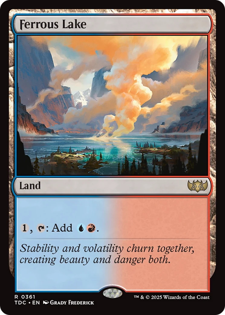 Ferrous Lake (TDC-361) - Tarkir: Dragonstorm Commander