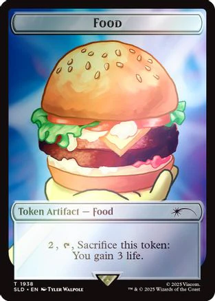 Food Token (1938) (Rainbow Foil) (SLD-1938) - Secret Lair Drop Series Foil