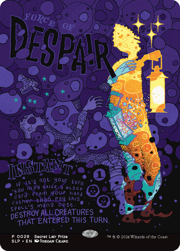 Force of Despair (SLP-029) - Secret Lair Showdown (Borderless) Foil