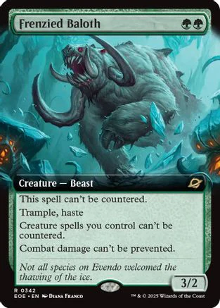 Frenzied Baloth (Extended Art) (EOE-342) - Edge of Eternities Foil