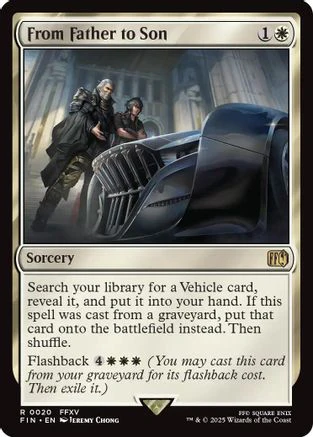 From Father to Son (FIN-020) - FINAL FANTASY Foil