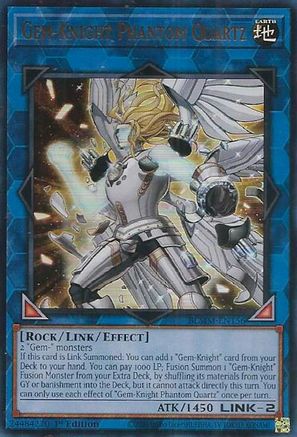 Gem-Knight Phantom Quartz (BLMM-EN156) - Battles of Legend: Monster Mayhem 1st Edition
