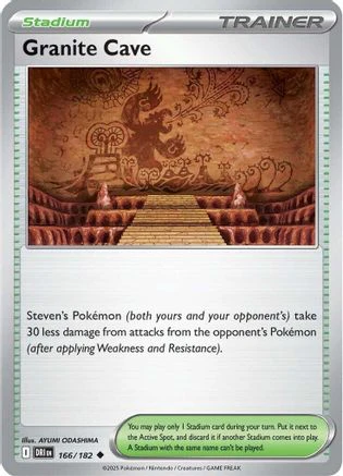 Granite Cave 166 - SV10 Destined Rivals Reverse Holofoil